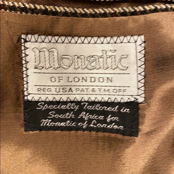 Tweed Wool Sport Coat 42 Long - Picture 3 of 3